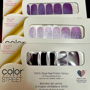 Lot of 7 Color Street nail polish strips - Brand New!